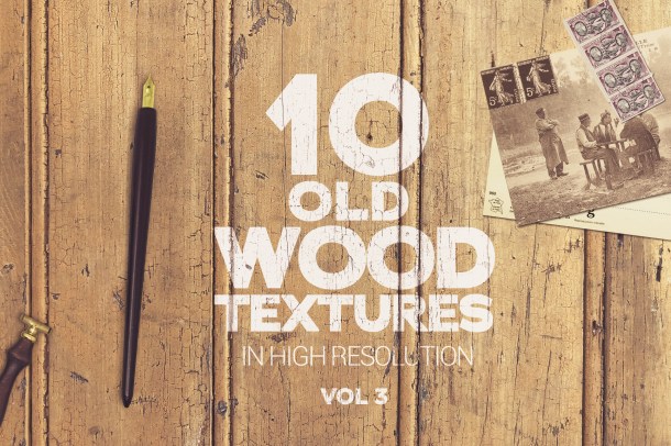1 Old Wood Textures Vol 3 x10 (2340)